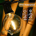 Miniatyrbild 4 av 5: LED-kula Fairy String Lights G40 för utomhus Warm white 10 lights