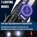Miniatyrbilde 2 av 5: Shustar - Høy effekt LED oppladbar lommelykt 30W 7 moduser