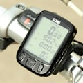 Miniatyrbillede 1 af 5: 563b Vandtæt LCD Cykel Kilometertæller Hastighedsmåler Grøn