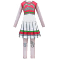 Miniatyrbild 2 av 5: Hög 2 Cheerleader Kostym Barn Flickor Fina Uppklädda Outfits 4-5 Years