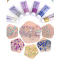 Miniatyrbild 5 av 5: Kroppsglitter Sekvenser Gel Scenmakeup Sekvenser Gel Sjöjungfru Sekvenser Ansikte Ögon Läppar Sekvenser A-yuhao