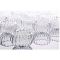 Miniatyrbilde 5 av 5: 4 stk Dobbeltlags Varmebestandig 50ml Glass Vannkopp