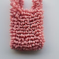 Miniatyrbillede 2 af 5: Taske med Pletter, Stilfuld Teleskopisk Indkøbstaske, Genanvendelige Indkøbstasker, Letvægts, Stærk Og Alsidig (1 stk, Pink)