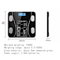 Miniatyrbild 3 av 4: Polaoyi Smart Elektronisk Kroppsfettvåg Badrumsvåg LED App Sammansättningsanalys Bluetooth-anslutning Color Negro