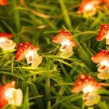 Miniatyrbilde 5 av 5: Solcelled Feelysslyng med 40 LED-lys - 4m - Sopp, Kirsebærblomst, Biene - Utendørs