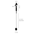 Miniatyrbillede 5 af 5: Enkel Vægslampe til Sengen, Rotérbar LED-Lampe til Soveværelse og Gang