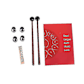 Miniatyrbillede 5 af 5: Stål Tongue Drum Panda Drum, 4,9 tommer 6 Note Tank Drum Percussion Instrument, c-nøgle Handpan Drum Med Trommestikker Bærepose, smukt Designet Og P