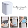 Miniatyrbilde 4 av 5: 14L Intelligent Søppelbøtte Smart Sensor Søppelbøtte
