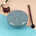 Miniatyrbillede 3 af 5: Stål Tongue Drum Panda Drum, 4,9 tommer 6 Note Tank Drum Percussion Instrument, c-nøgle Handpan Drum Med Trommestikker Bærepose, smukt Designet Og P