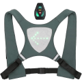 Miniatyrbilde 1 av 4: USB-refleksvest med LED-indikatorlys, fjernkontroll for sykling, løping og jogging