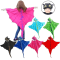 Pikkukuva 1 / 3: Toothless-asu: Viitta ja Hattu Fuchsia