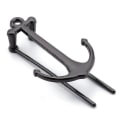 Miniatyrbilde 1 av 3: Metall Bokmerke Anker Metall Sideoppholder (1 stk, svart)