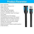 Miniatyrbild 3 av 5: Hög Hastighet USB 3.0 Hane/Hona Förlängningskabel för Data Synkronisering