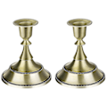 Miniatyrbillede 1 af 3: 2 stk. Lysestager i Legering Enkel Unik Lysestager Retro Lysestager Vintage Lysestager til Stue Hjem
