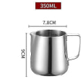 Miniatyrbilde 2 av 5: 350ml Melkepisker i Stål - Cappuccino Kaffe Mugge Potte