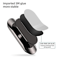 Miniatyrbillede 4 af 5: 1 stk 360 Graders Drejelig Universal Bil Mobiltelefonholder / Magnetisk Multifunktionel Luftventil