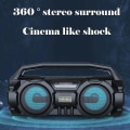 Miniatyrbilde 2 av 5: Bluetooth-høyttaler Bærbar Kraftig Subwoofer Utendørs Boombox