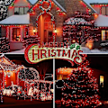 Miniatyrbild 2 av 5: Julgransslingor för fönster 6x1m 300 LED 9 Färger Fjärrkontroll