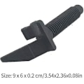 Miniatyrbillede 2 af 5: Pil Rest Bueskytte Nylon Tilbehør Til Recurve Bue Udskiftning Sort (2 stk)