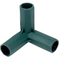 Miniatyrbillede 1 af 5: 3 Vejs 16mm Albue PVC Rørfitting Byg Robust Drivhusramme Møbelforbindelser Teltsammenføjning (10 stk., grøn)