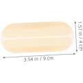 Miniatyrbillede 2 af 8: 8 stk. Silikone Skulderpuder BH Stropper Puder Skridsikkert Design Komfortable