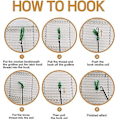 Miniatyrbillede 5 af 5: Latch Hook Kits DIY Dekorativ Pudebetræk Broderi