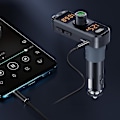 Pikkukuva 4 / 5: Bluetooth FM-lähetin autoon, Bluetooth 5.0 auton sovitin langaton radio auton vastaanottimen sovitinsetti