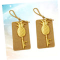 Miniatyrbild 4 av 8: 3 set Öppnare Ananas Flasköppnare Legering med Rep Hängande Bröllop 2st*3