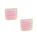 Miniatyrbilde 2 av 3: 2 Bokser med Fargerike Linse-Tang Linse-Innsetter Linse-Klips (rosa)