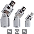 Miniatyrbilde 2 av 5: Impact Universal Leddstikkontaktsett Svingbar Drivadapter Reduserer Cr-v Stål Sølv Krom