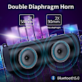 Miniatyrbild 2 av 5: T2 Bluetooth-högtalare Bärbar Utomhus Trådlös Vattentät
