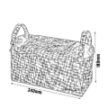 Miniatyrbillede 3 af 5: Babyvognpose Nylon Moderpose Vognophængspose