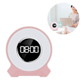 Miniatyrbillede 4 af 5: Farveskiftende LED Musik Natlys Skrivebordslampe Alarmur Bluetooth Højttaler