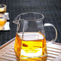Miniatyrbillede 4 af 4: Varmebestandig Glas Kvadratisk Tekande med Rustfrit Stål Filter Te