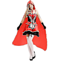 Miniatyrbillede 1 af 5: Kvinders Kjole Gothic Kostume Kvinde S