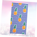 Miniatyrbilde 4 av 8: 1 stk. Mikrofiber Strandhåndkle for Voksen Badehåndkle Ananas Trykk Absorberende Hurtigtørkende Solbeskyttelse