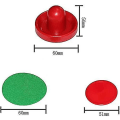Miniatyrbilde 2 av 4: Lufthockey-pushere 2 stk 60mm filtpusher 4 stk røde pucker erstatning