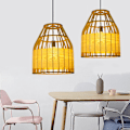 Miniatyrbilde 4 av 4: 30cm E27led Japansk Stil Massiv Tre-Lysekrone