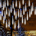 Pikkukuva 2 / 5: Falling Rain Lights Meteor Shower 50cm 8 Putkea 240 LED:tä Jouluun