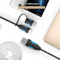 Miniatyrbilde 4 av 5: Vention A60 Micro USB 2.0 til Type-C Data Synkroniseringskabeladapter