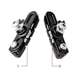 Miniatyrbild 5 av 5: Cykelbromsbelägg CNC Aluminium Bromsbelägg Cykelbromsblock För Landsvägscykel Guld