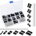 Miniatyrbillede 1 af 4: 620 stk Dupont Connector 2.54mm Jumper Wire Pin Header Housing Kit