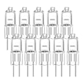 Miniatyrbilde 4 av 5: Tsleen 100 stk G4 Halogen Varmt Hvit 12v 20w Lyspærer