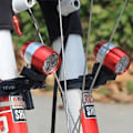 Miniatyrbillede 3 af 5: 6 LED Cykel Forlygte Advarselslampe