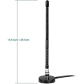 Pikkukuva 3 / 5: CB-antenni 27 MHz CB-antenni Pehmeä Piiska Magneetilla BNC PL259 Liitin Antenni Yhteensopiva Cobra Midland Uniden Maxon President Kannettavan Ha - Jxlgv