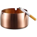 Miniatyrbillede 1 af 4: Askebæger Askeholder Skrivebord Rygning Hjem Kontor Dekoration Rosenguld