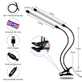 Miniatyrbilde 2 av 5: Led Vekstlys Dimmbare 10w 20w 30w Skrivebordsplanter