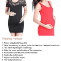 Miniatyrbilde 3 av 5: Silikon Gravid Mage, Kunstig Silikon Gravid Mage Fotografering Skuespiller Ytelse Rekvisitt Falsk Mage Baby Falsk Graviditet Kul med Stropper for C 4-5 Months