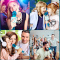 Pikkukuva 4 / 5: Langaton Bluetooth-karaokemikrofoni lapsille, lapsille ja aikuisille syntymäpäiväjuhliin KTV:hen jouluksi Blue