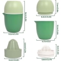 Miniatyrbillede 2 af 4: Bærbar Manuel Saftpresser, Dobbelt Brug Hurtig Klem Mini Manuel Citronpresser Bærbar Manuel Saftpresser Saftpresser Til Appelsiner Appelsiner Druer Vandmelon